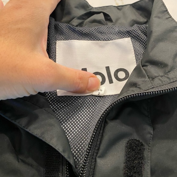 Molo black lightweight windbreaker/rain jacket - Picture 5 of 6